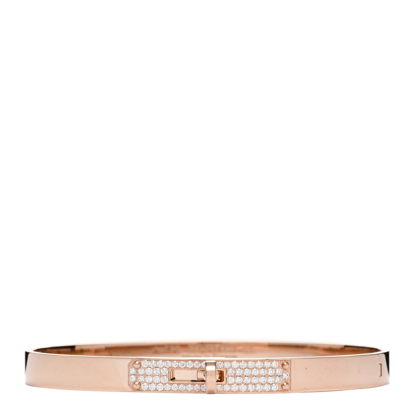 18K Rose Gold Diamond PM Kelly Pave Bracelet ST