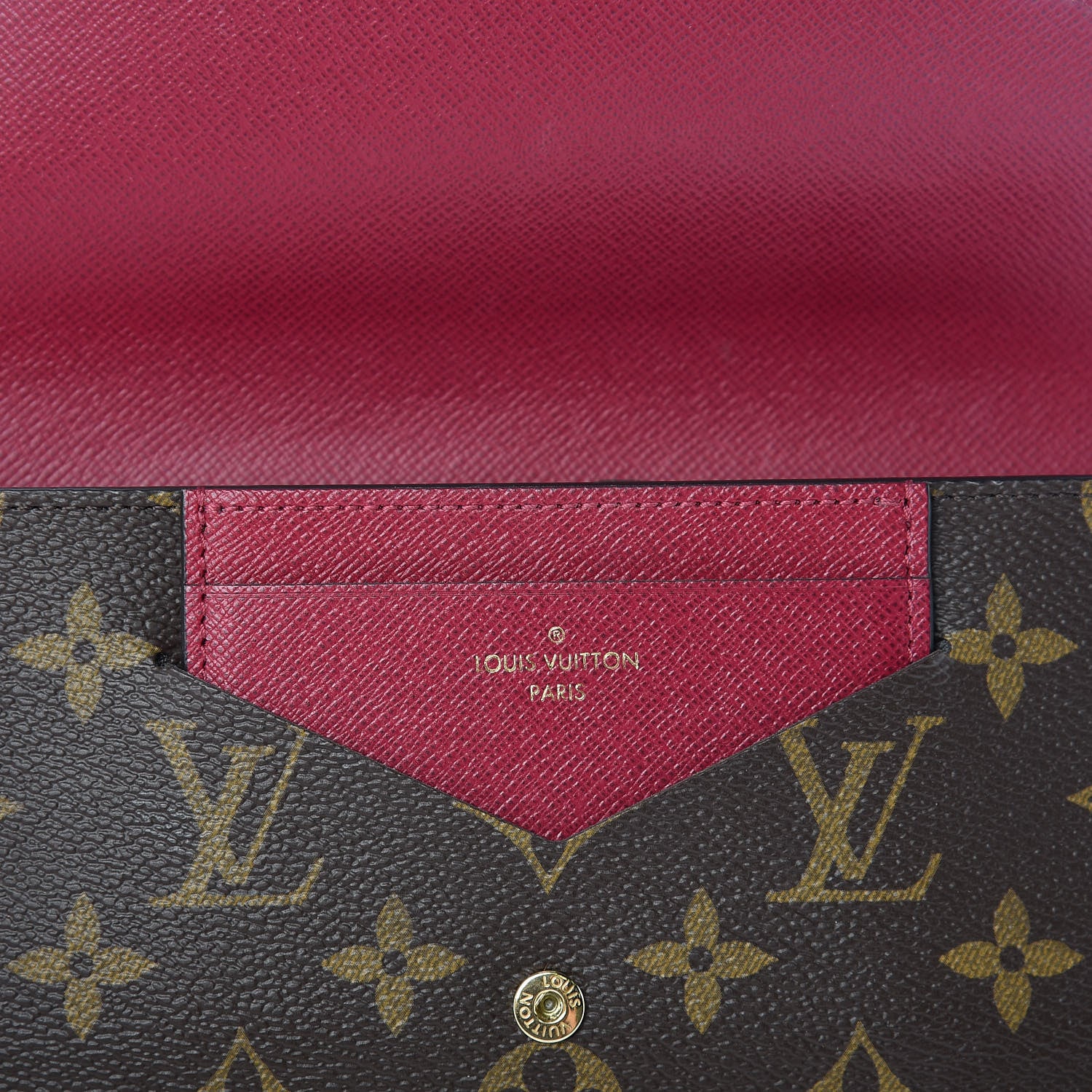 Louis Vuitton Monogram Jeanne Wallet Fuchsia 14 of 17