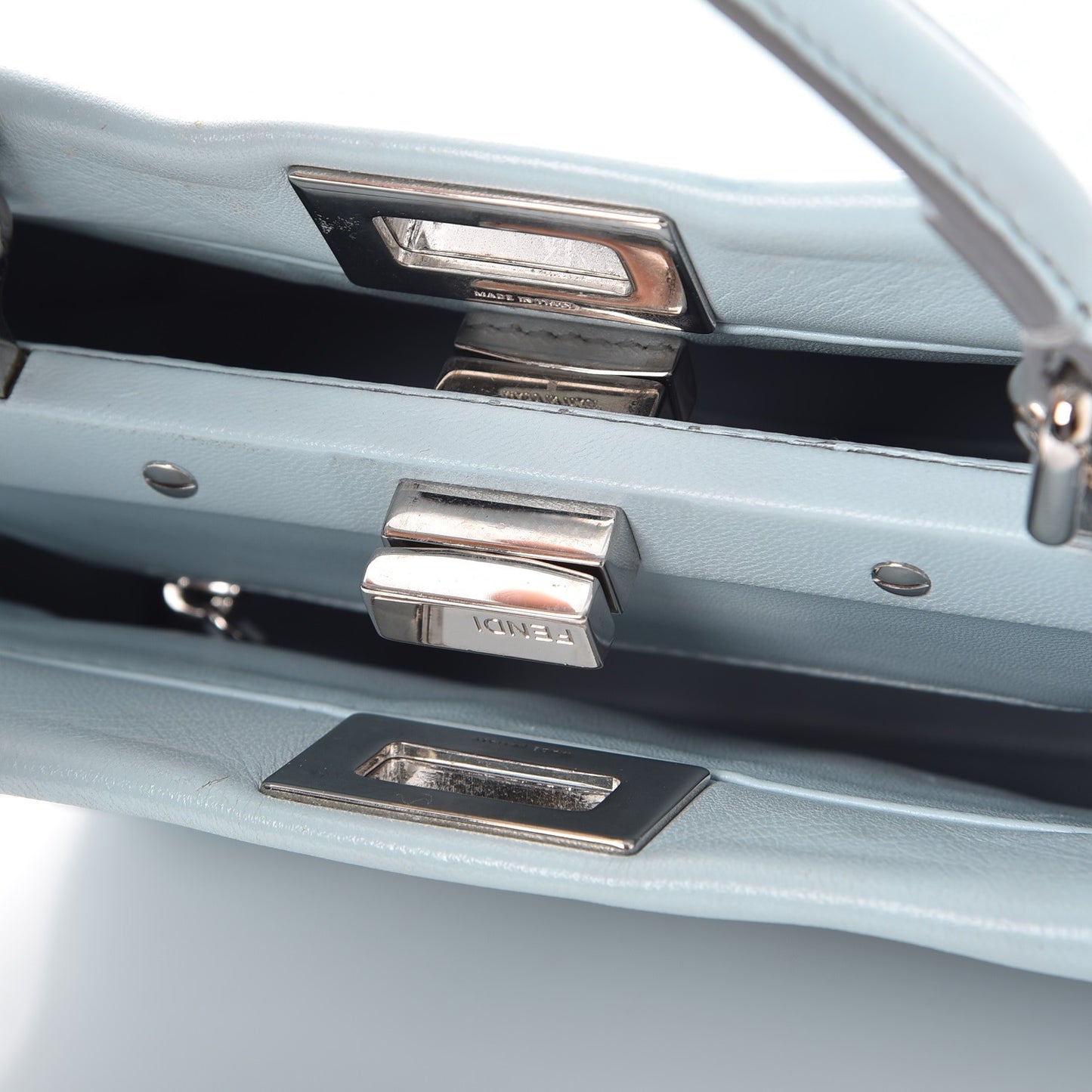 Nappa Mini Peekaboo Iconic Satchel Light Blue