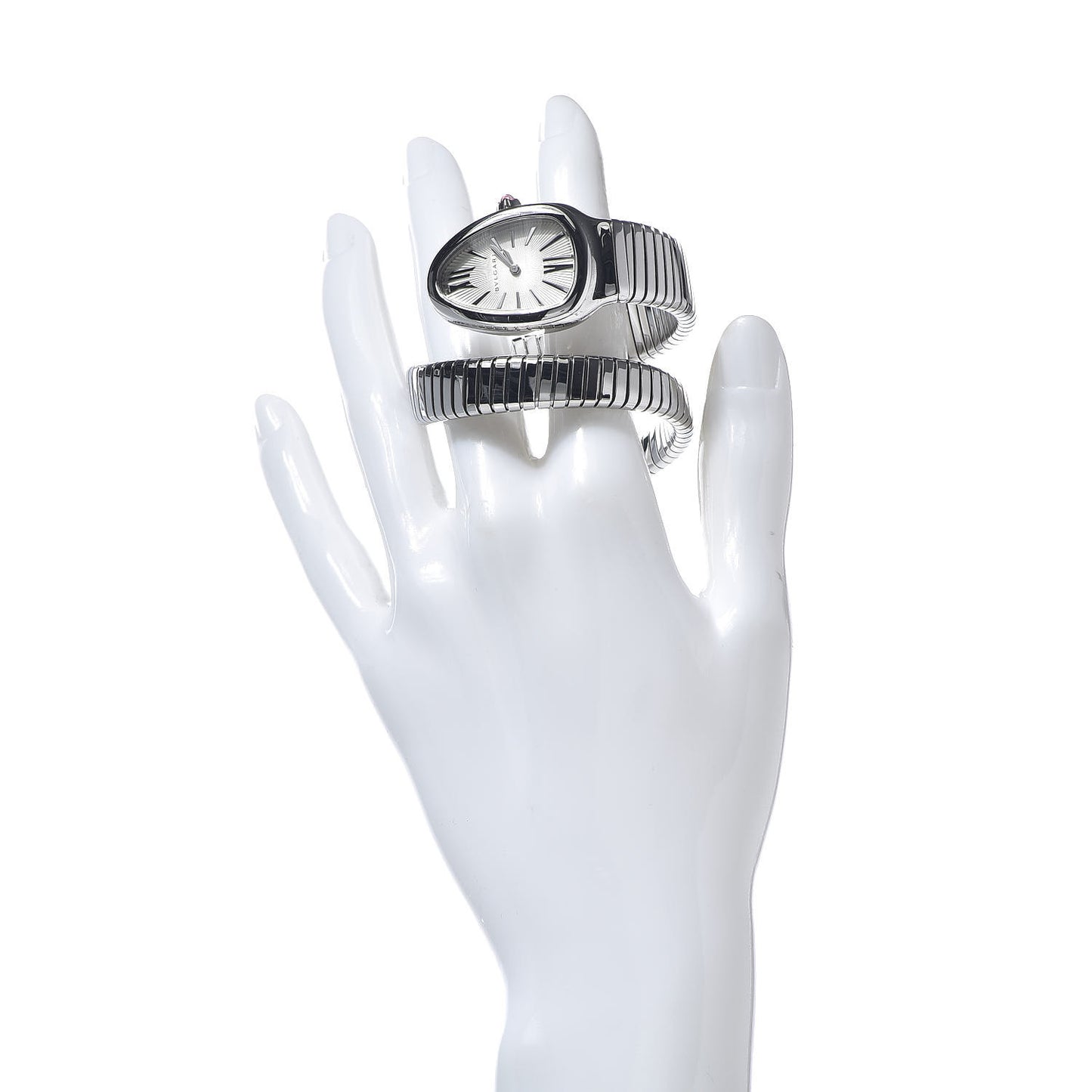 Stainless Steel 35mm Serpenti Tubogas Quartz Watch