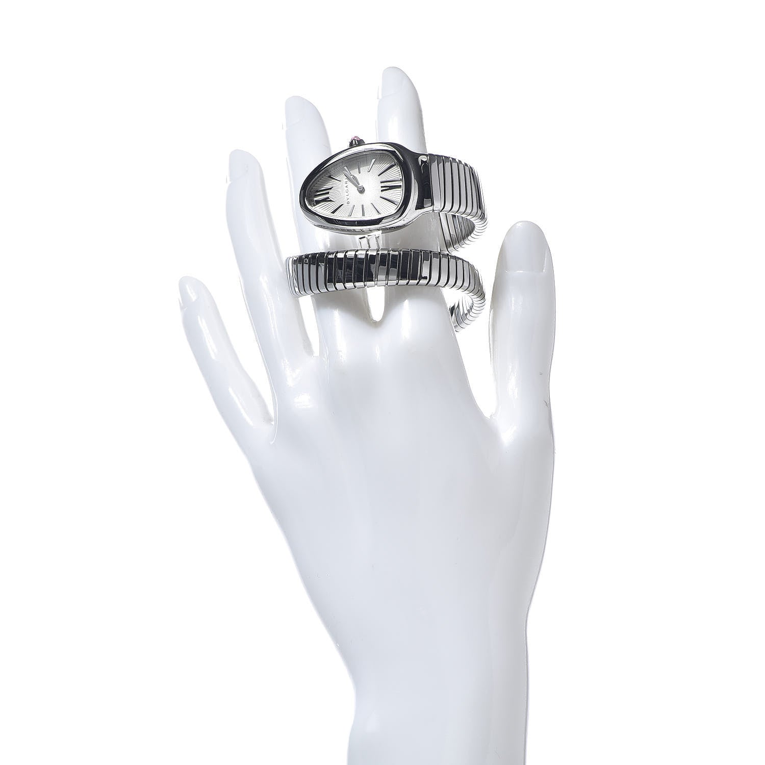 Bulgari Stainless Steel 35mm Serpenti Tubogas Quartz Watch 2 of 6