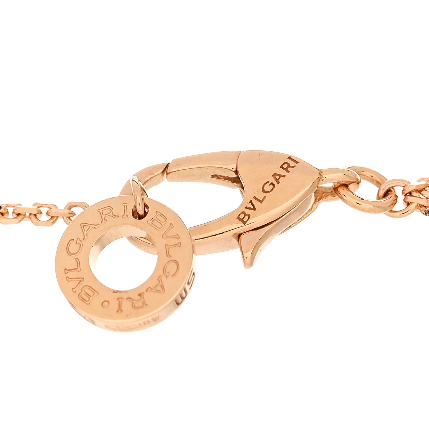 Bulgari 18K Rose Gold Mother of Pearl Divas' Dream Bracelet SM 3 of 4