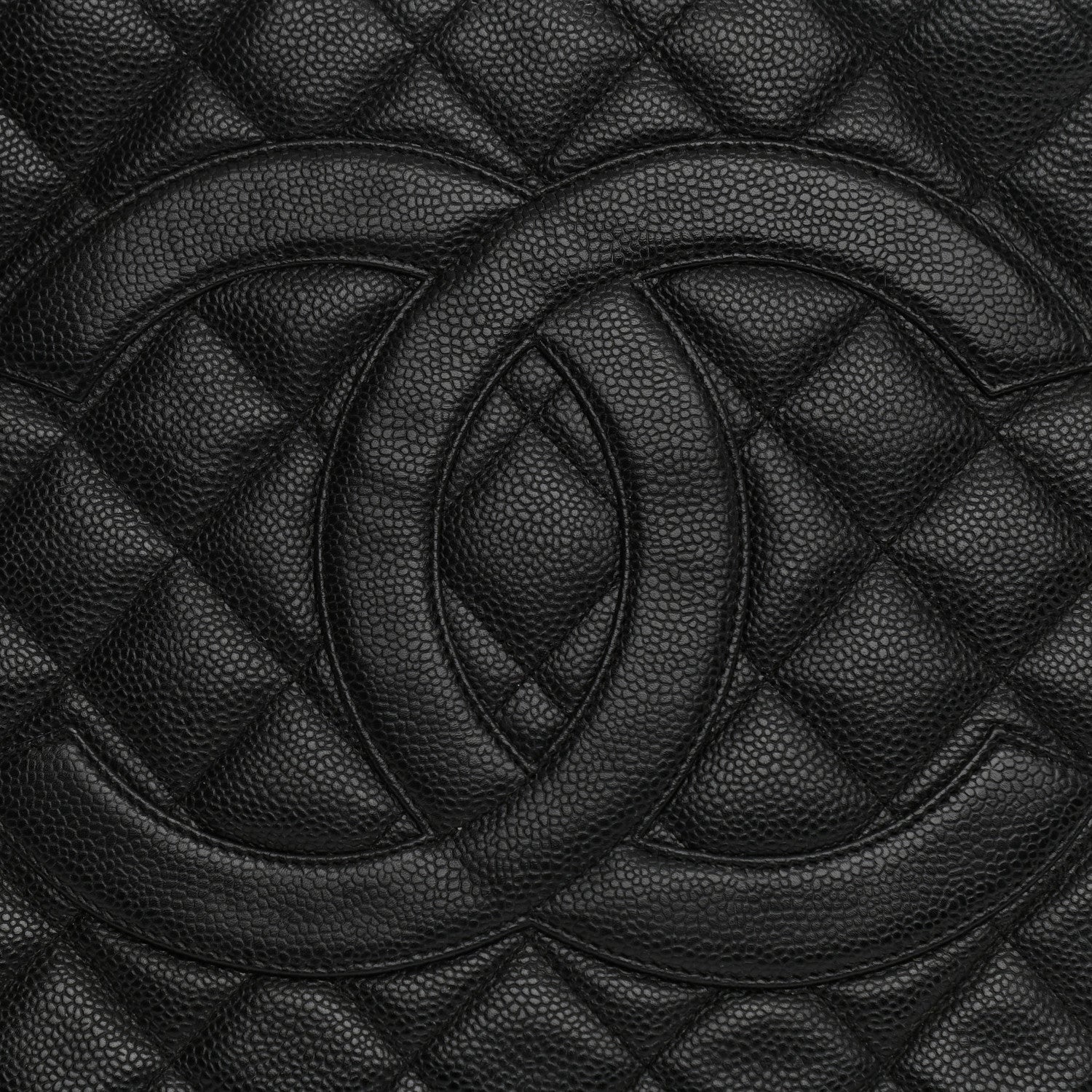 Chanel Caviar Quilted Medallion Tote Black 15 of 19