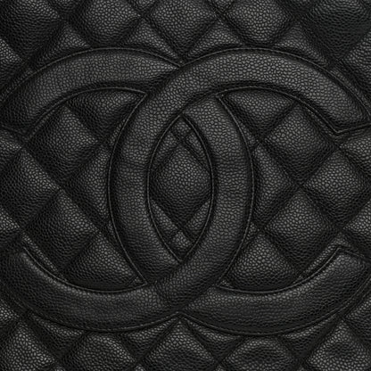Chanel Caviar Quilted Medallion Tote Black 15 of 19