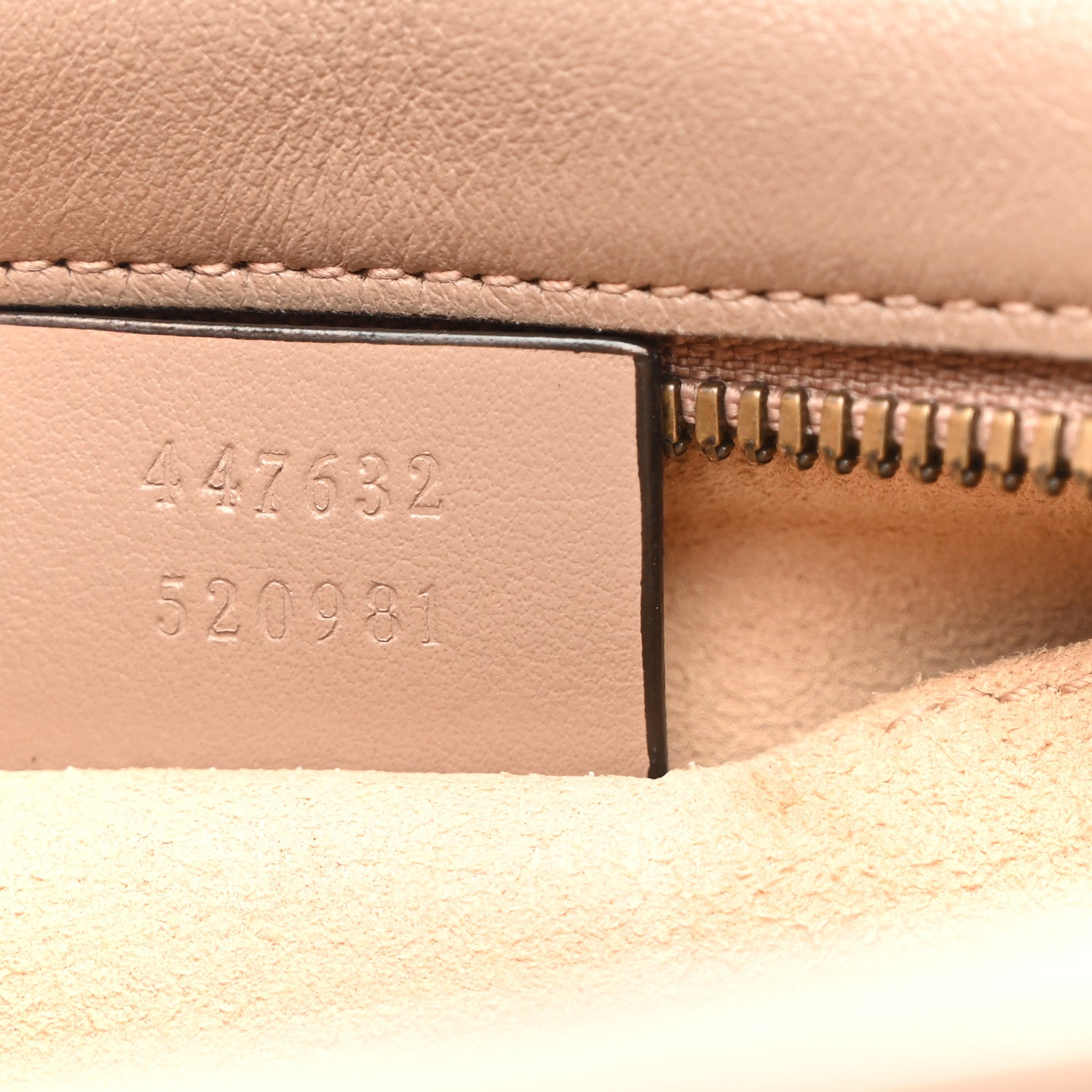 Gucci Calfskin Matelasse Small GG Marmont Chain Shoulder Bag  Porcelain Rose 8 of 11