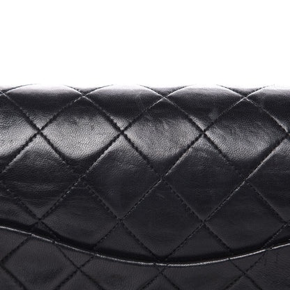 Chanel Lambskin Quilted Medium Double Flap Black 11 of 16