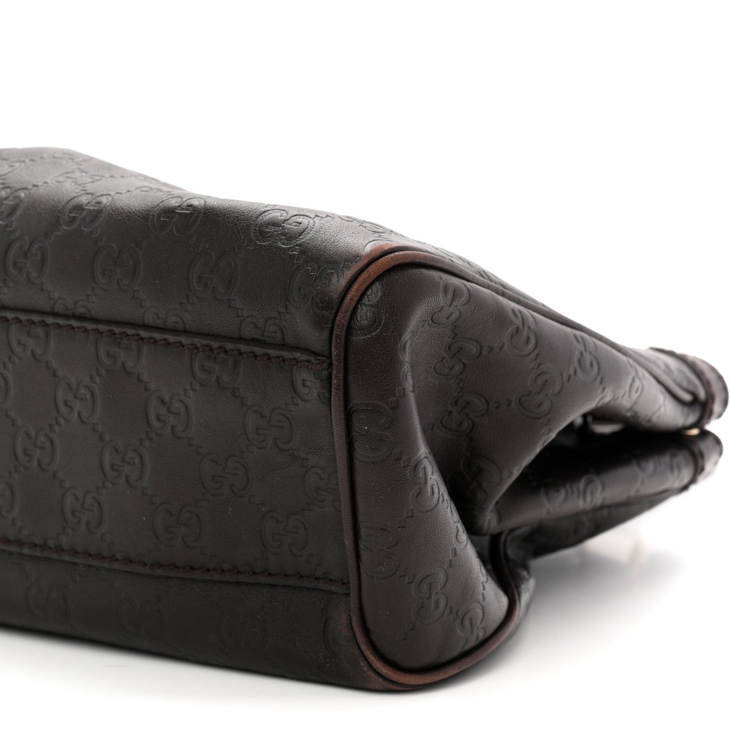 Gucci Guccissima Medium Sukey Tote  Chocolate 9 of 10