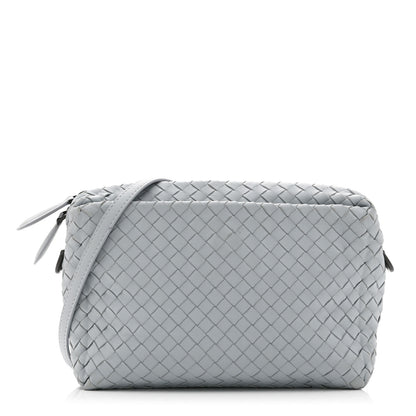 Bottega Veneta Nappa Intrecciato Small Camera Bag Teal Washed 1 of 11