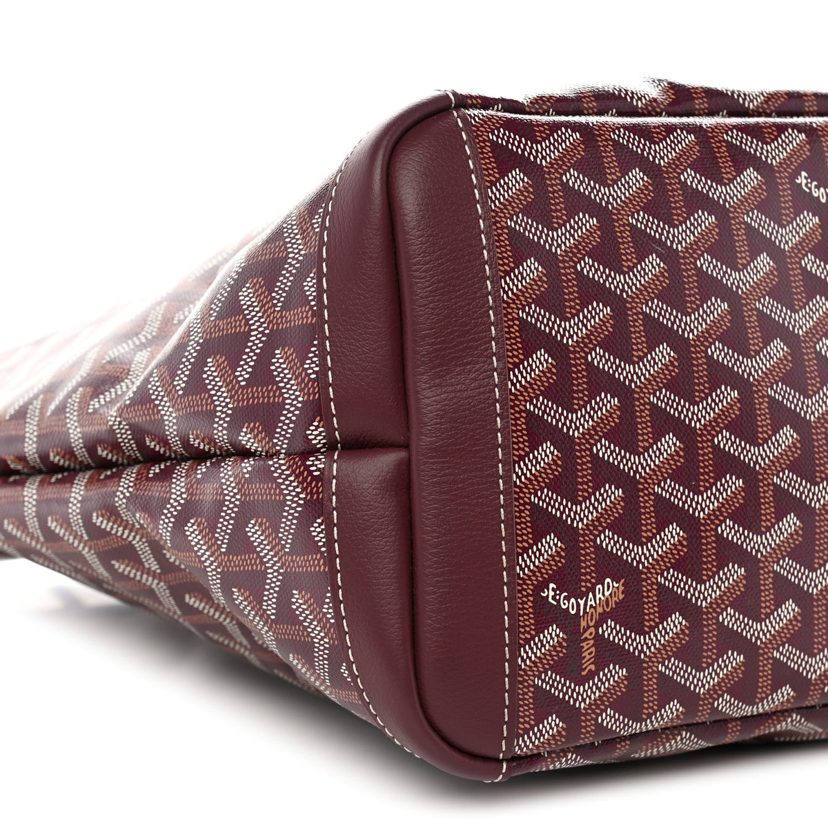 Goyard Goyardine Artois MM Burgundy 8 of 9