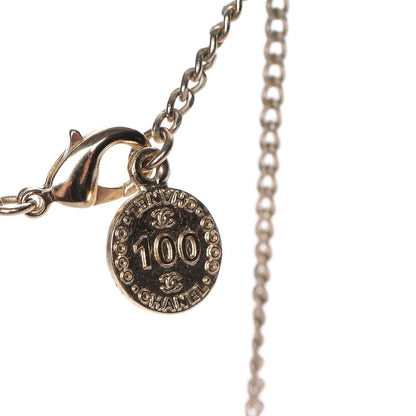 Chanel Crystal CC 100 Anniversary Necklace Gold 6 of 7
