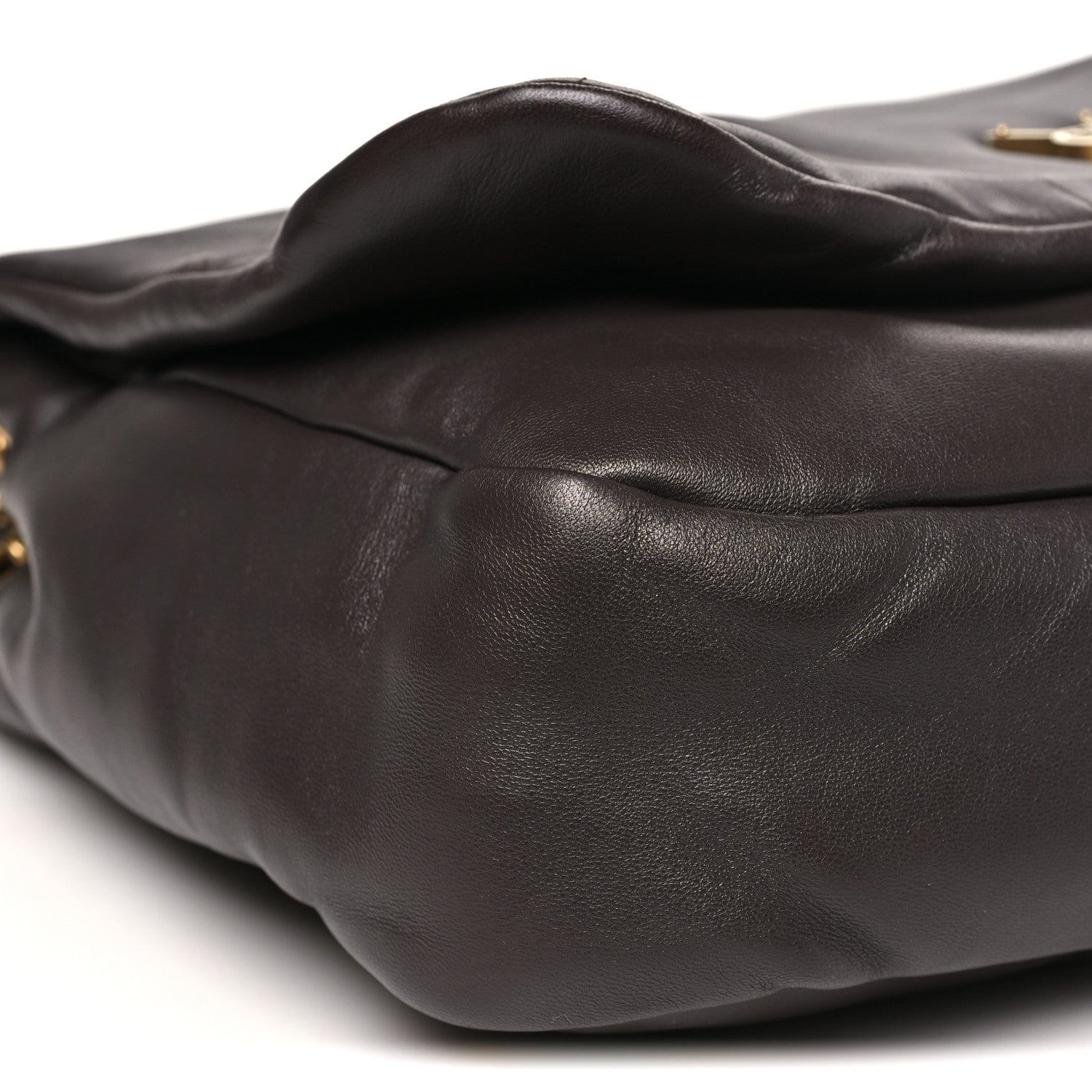 Saint Laurent Lambskin Matelasse Monogram Large Jamie 4.3 Dark Sweet Chocolate 8 of 9