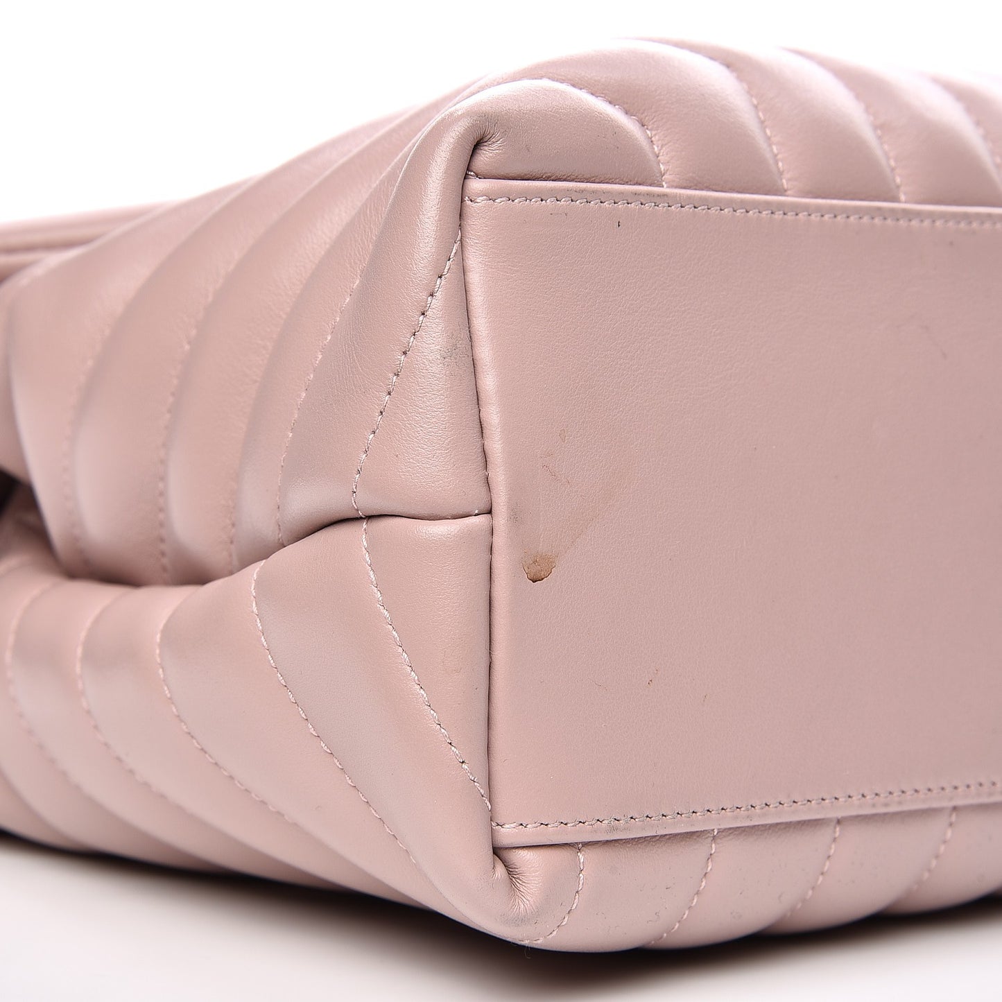 Calfskin Y Quilted Monogram Medium Loulou Chain Satchel Rose Antic