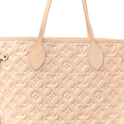 Louis Vuitton Empreinte Monogram Summer Stardust Neverfull MM Beige Clair 8 of 10