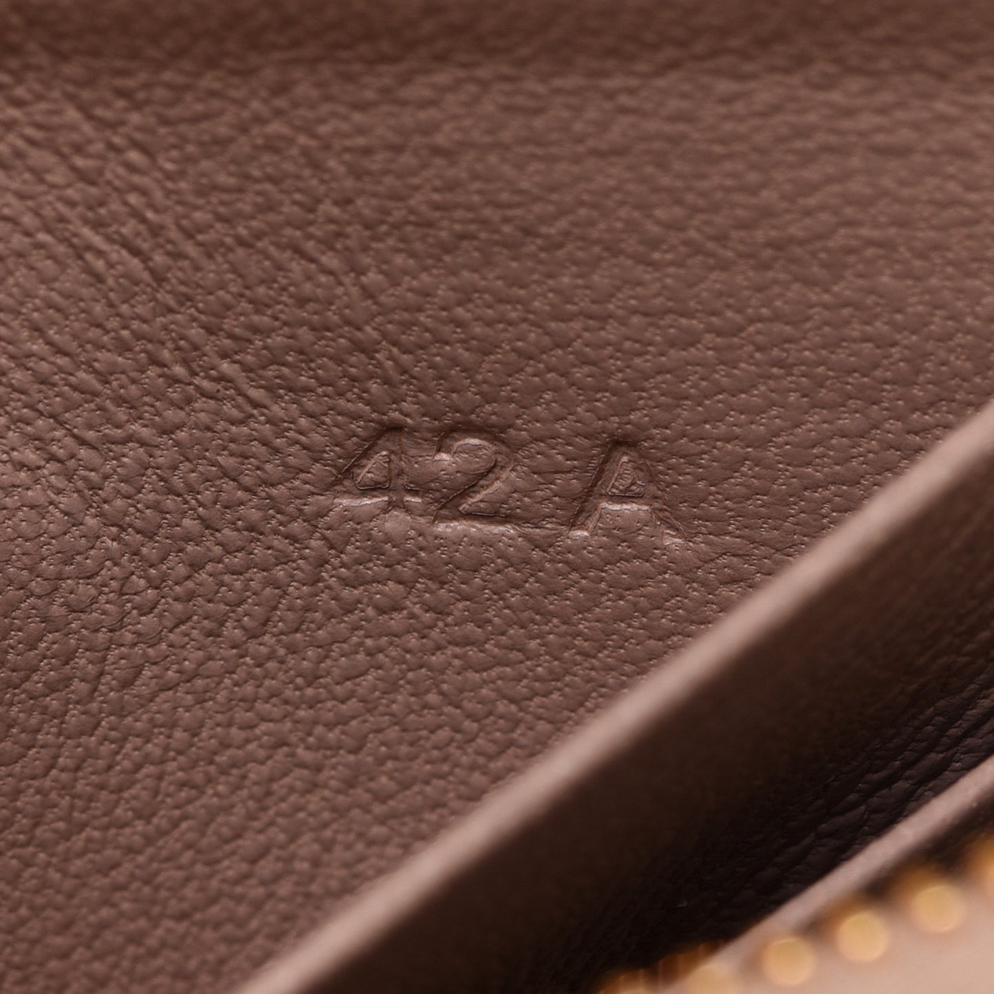 Saffiano Metal Zip Around Keychain Cipria