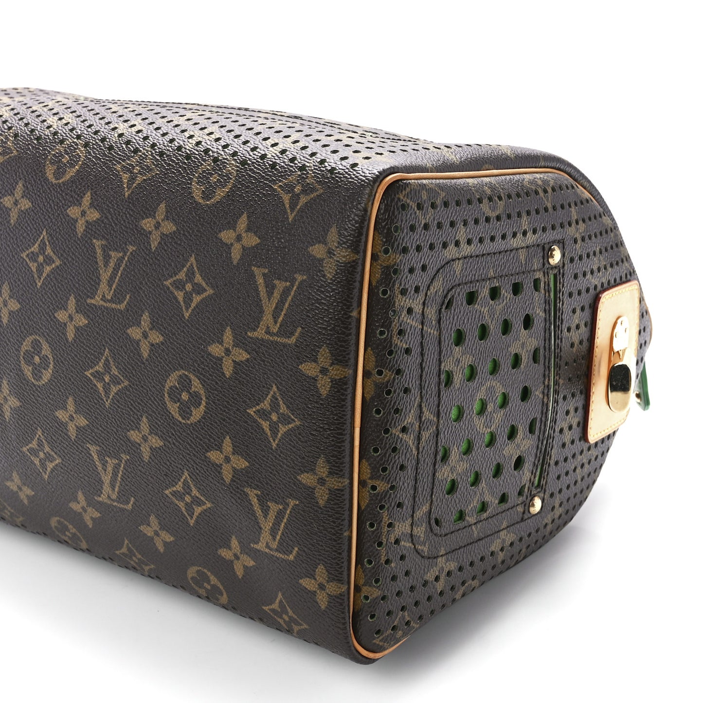 Monogram Perforated Speedy 30 Green