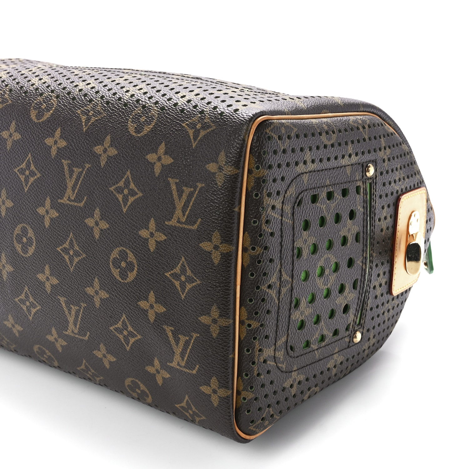 Louis Vuitton Monogram Perforated Speedy 30 Green 11 of 11