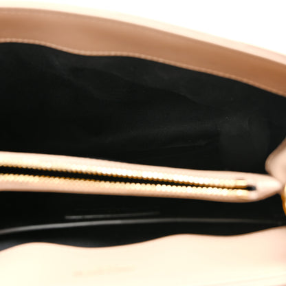 Saint Laurent Calfskin Y Quilted Monogram Small Loulou Chain Satchel Dark Beige 5 of 11