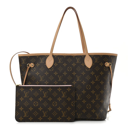 Louis Vuitton Monogram Neo Neverfull MM Rose Ballerine 1 of 12