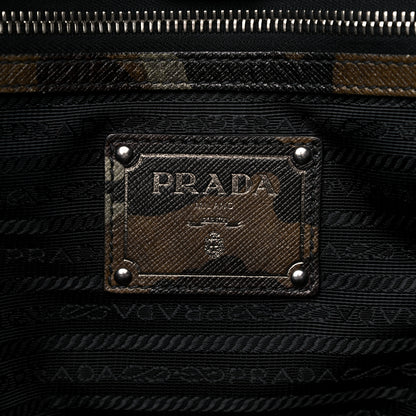 Prada Saffiano Camouflage Military Tote Mimetico 6 of 20