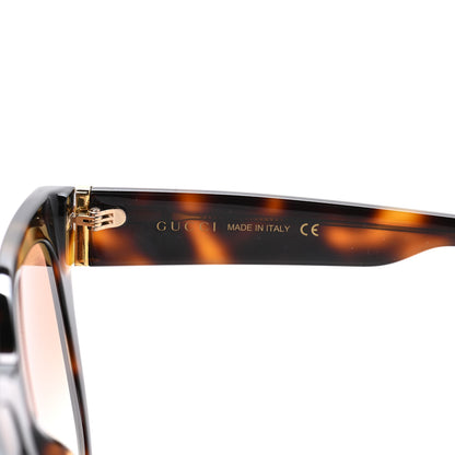 Gucci Acetate Cat Eye Sunglasses GG0460S Havana 6 of 9