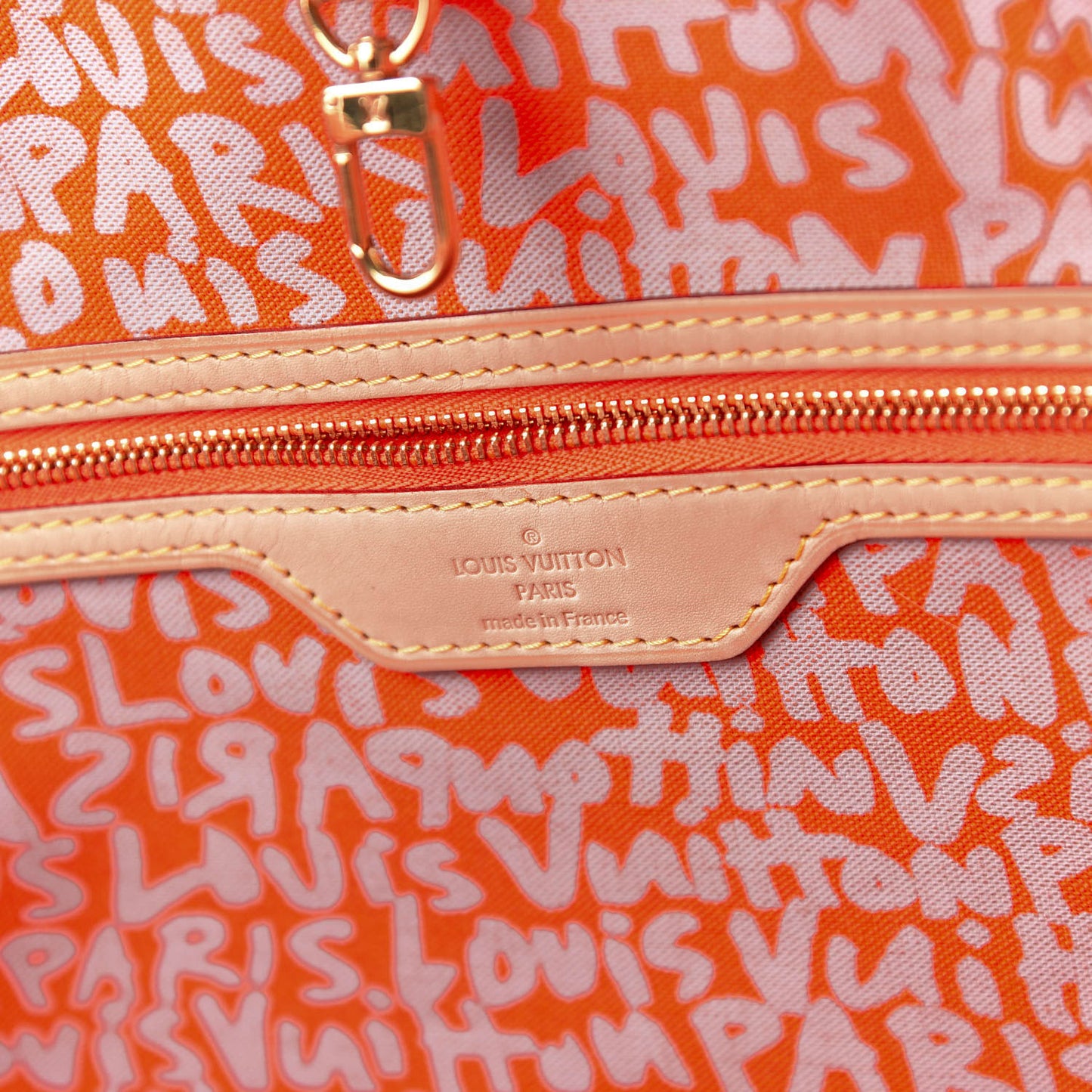 Monogram Graffiti Neverfull GM Orange