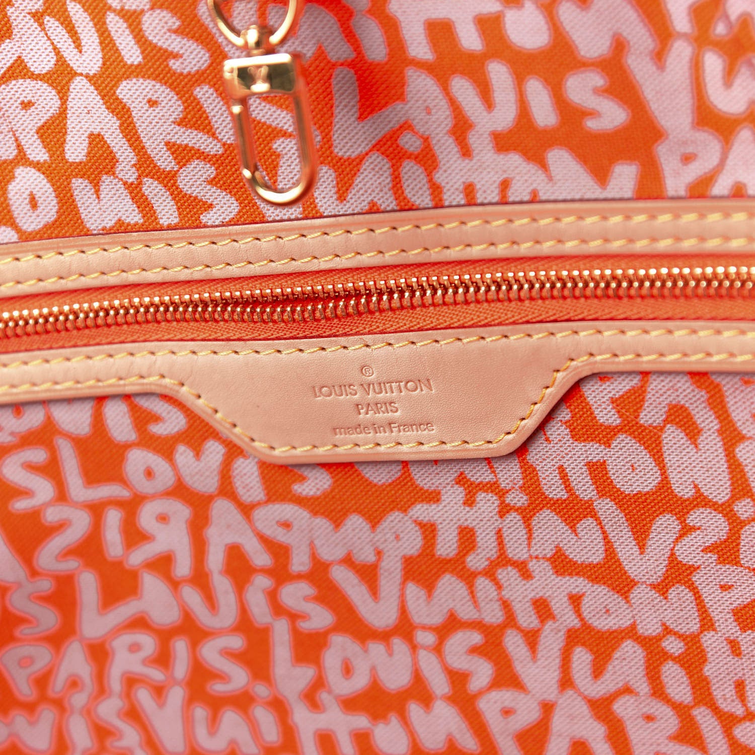 Louis Vuitton Monogram Graffiti Neverfull GM Orange 7 of 9