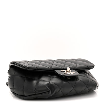 Chanel Calfskin Quilted CC Uniform Flap Belt Bag Black 4 of 10