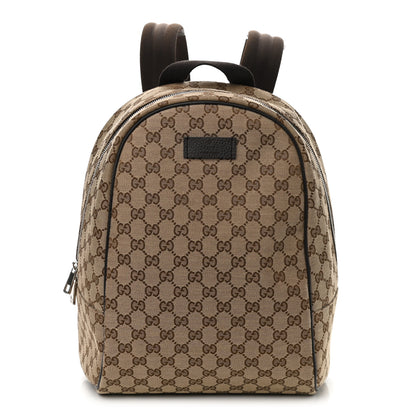 Gucci Monogram Travel Backpack Dark Brown 1 of 9
