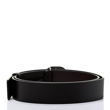 Gucci Selleria Calfskin Nickel Interlocking G 37mm Belt 105 42 Cocoa 2 of 3