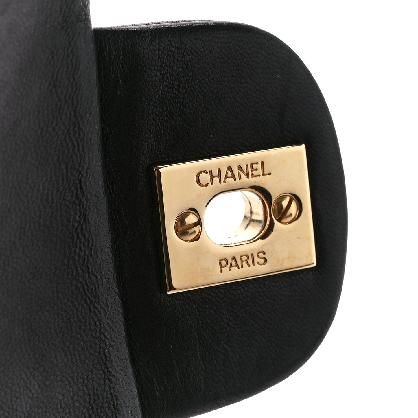 Lambskin Quilted East West Flap Black