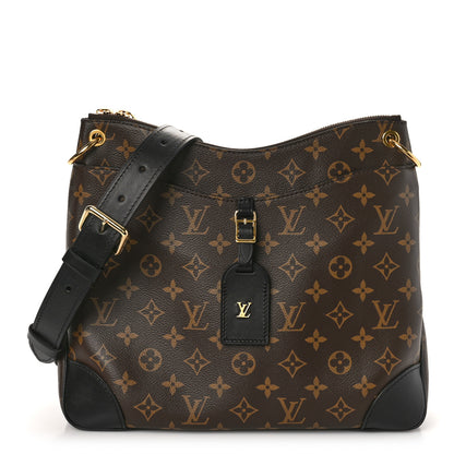 Louis Vuitton Monogram Odeon MM Black 1 of 7