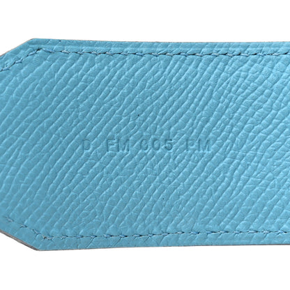 Hermes Epsom 40mm Hexagone Tressage Shoulder Strap Bleu De Nord Rouge De Coeur Gold 4 of 6