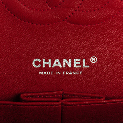 Chanel Patent Calfskin Quilted Medium Double Flap Red 6 of 8