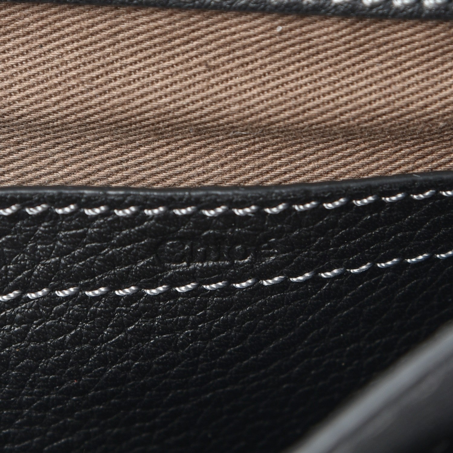 Chloe Calfskin Mini Marcie Round Crossbody Bag Black 6 of 8