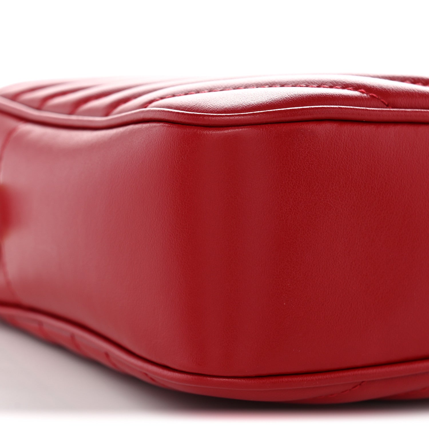Saint Laurent Calfskin Matelasse Monogram Lou Camera Bag Rouge Eros 9 of 10