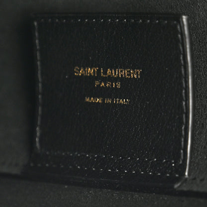 Saint Laurent Calfskin Toy Shopping Tote Black 6 of 13
