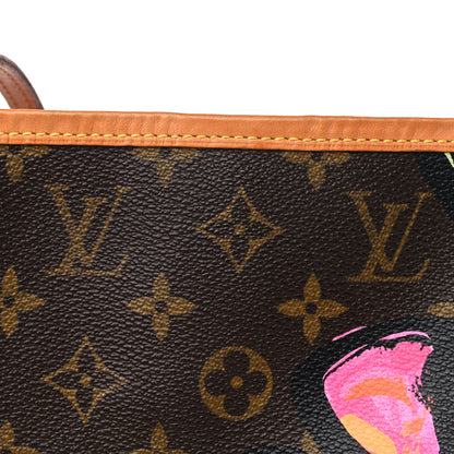 Louis Vuitton Monogram Roses Neverfull MM 8 of 22