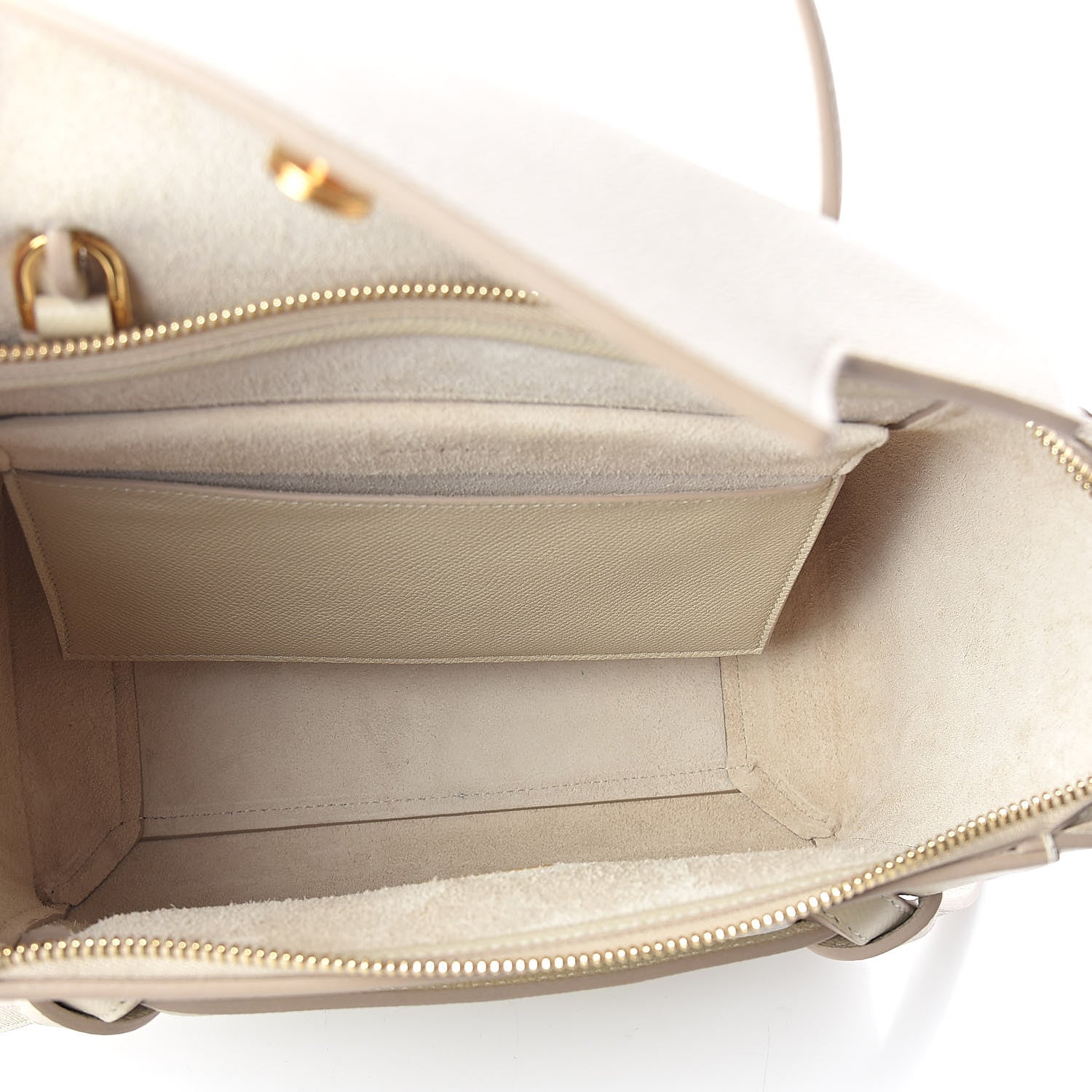 Celine Grained Calfskin Micro Belt Bag Linen 5 of 9