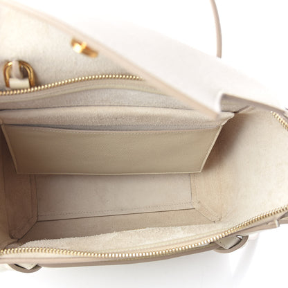 Celine Grained Calfskin Micro Belt Bag Linen 5 of 9