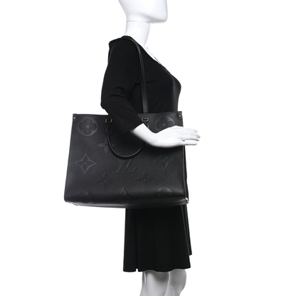 Louis Vuitton Empreinte Monogram Giant Onthego GM Black 2 of 8
