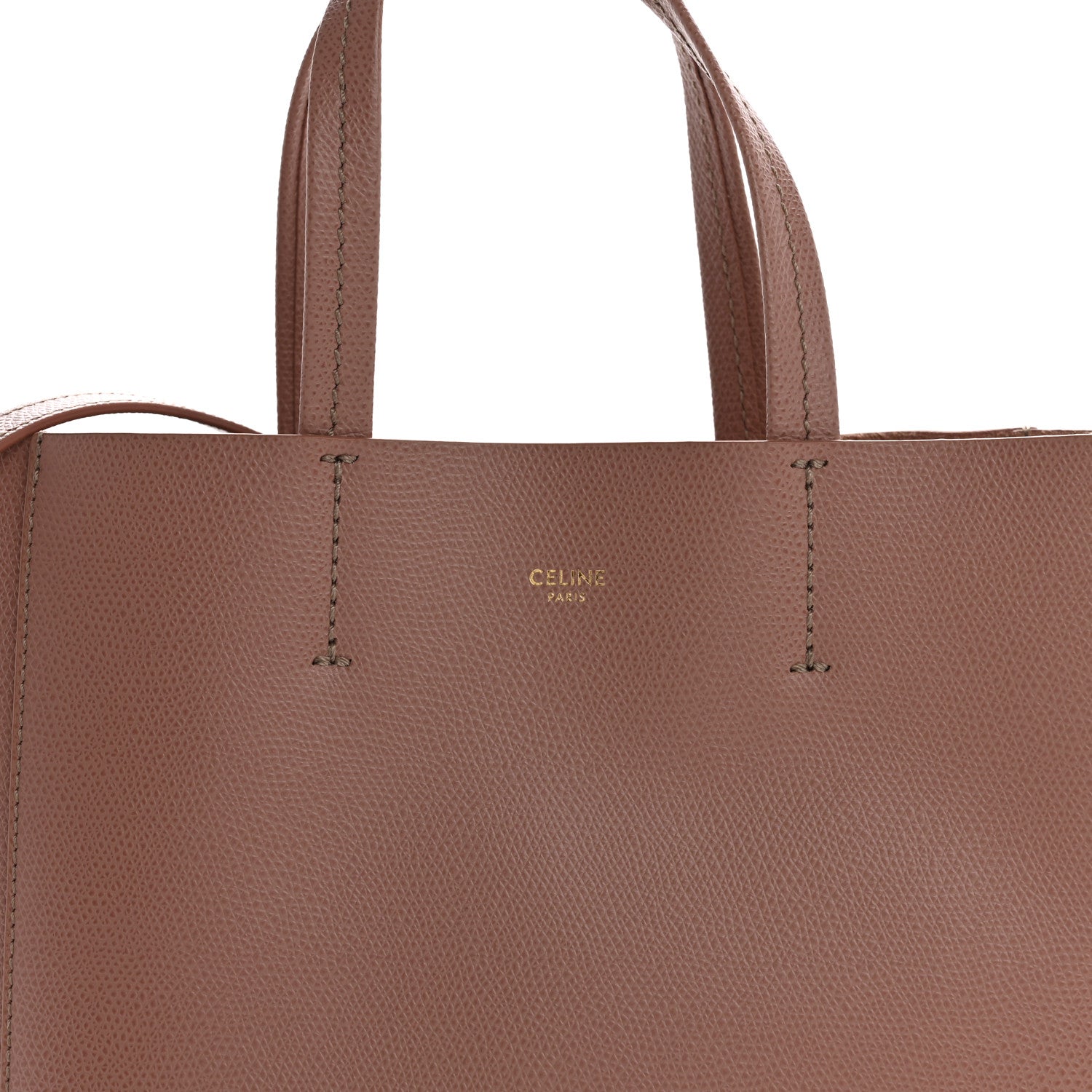 Celine Grained Calfskin Small Vertical Cabas Pink 8 of 10