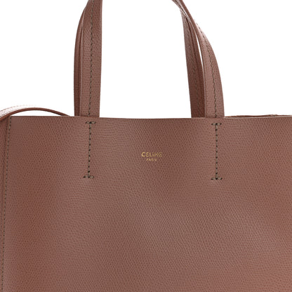 Celine Grained Calfskin Small Vertical Cabas Pink 8 of 10