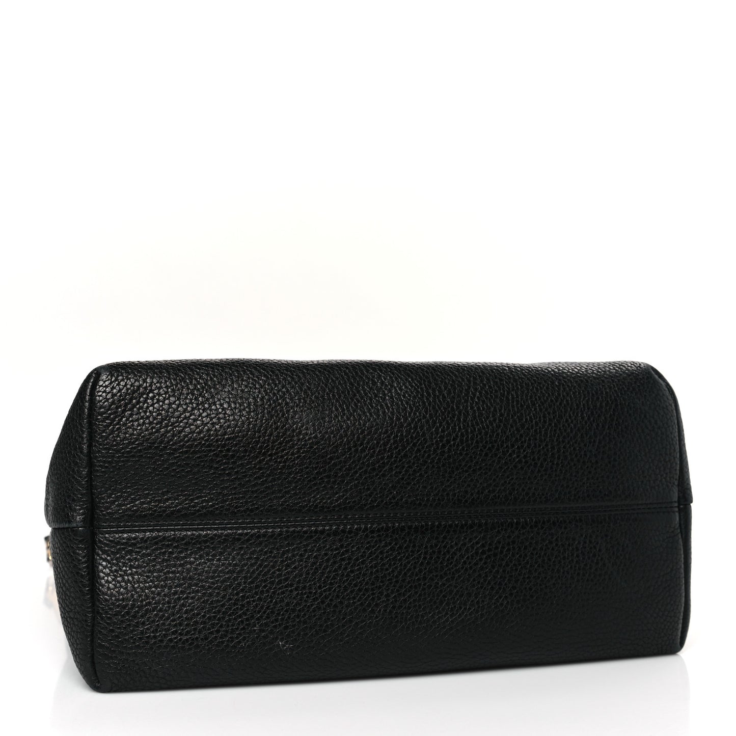 Grainy Calfskin Medium Cale Hobo Black
