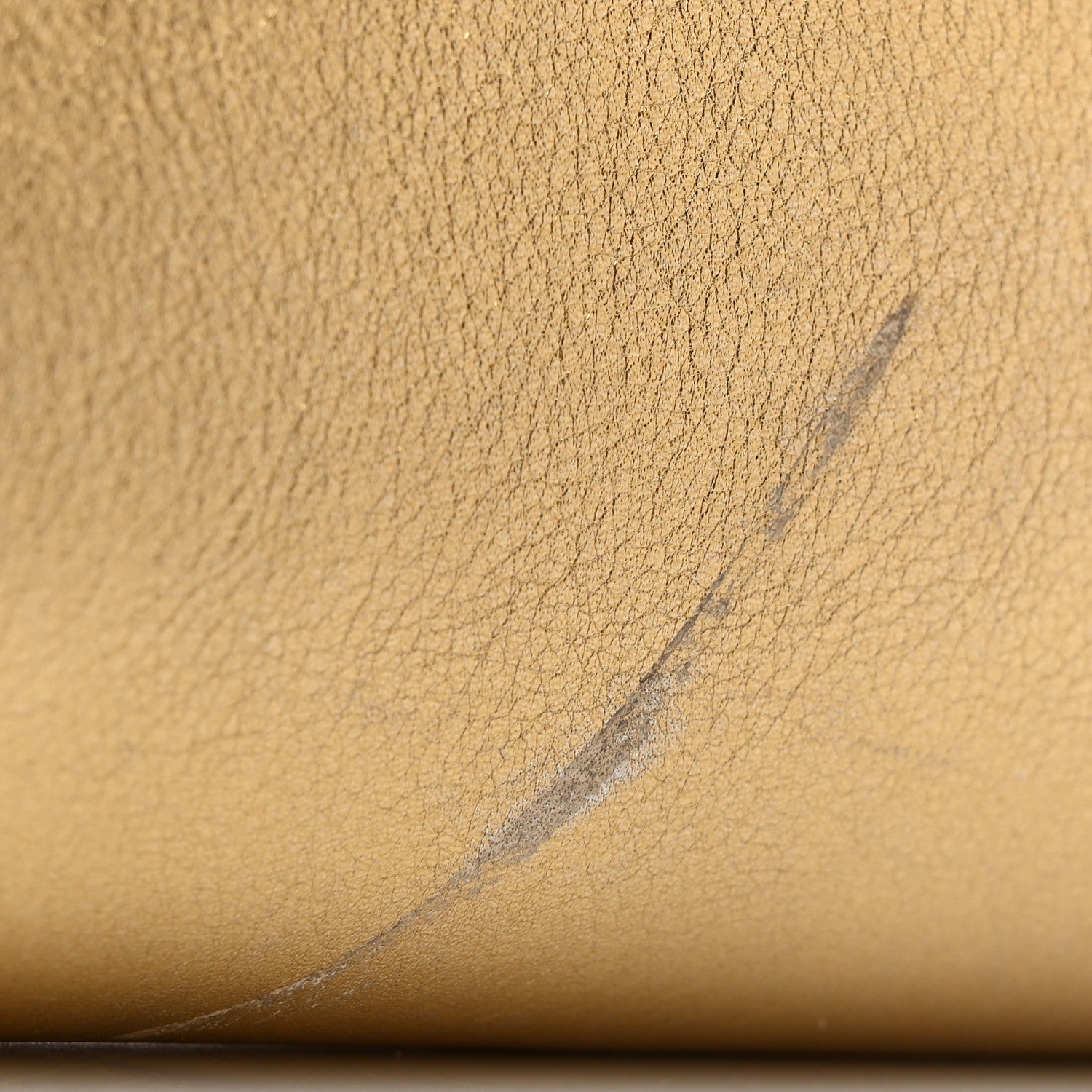 Louis Vuitton LOUIS VUITTON Metallic Calfskin Louise Clutch Gold 8 of 9
