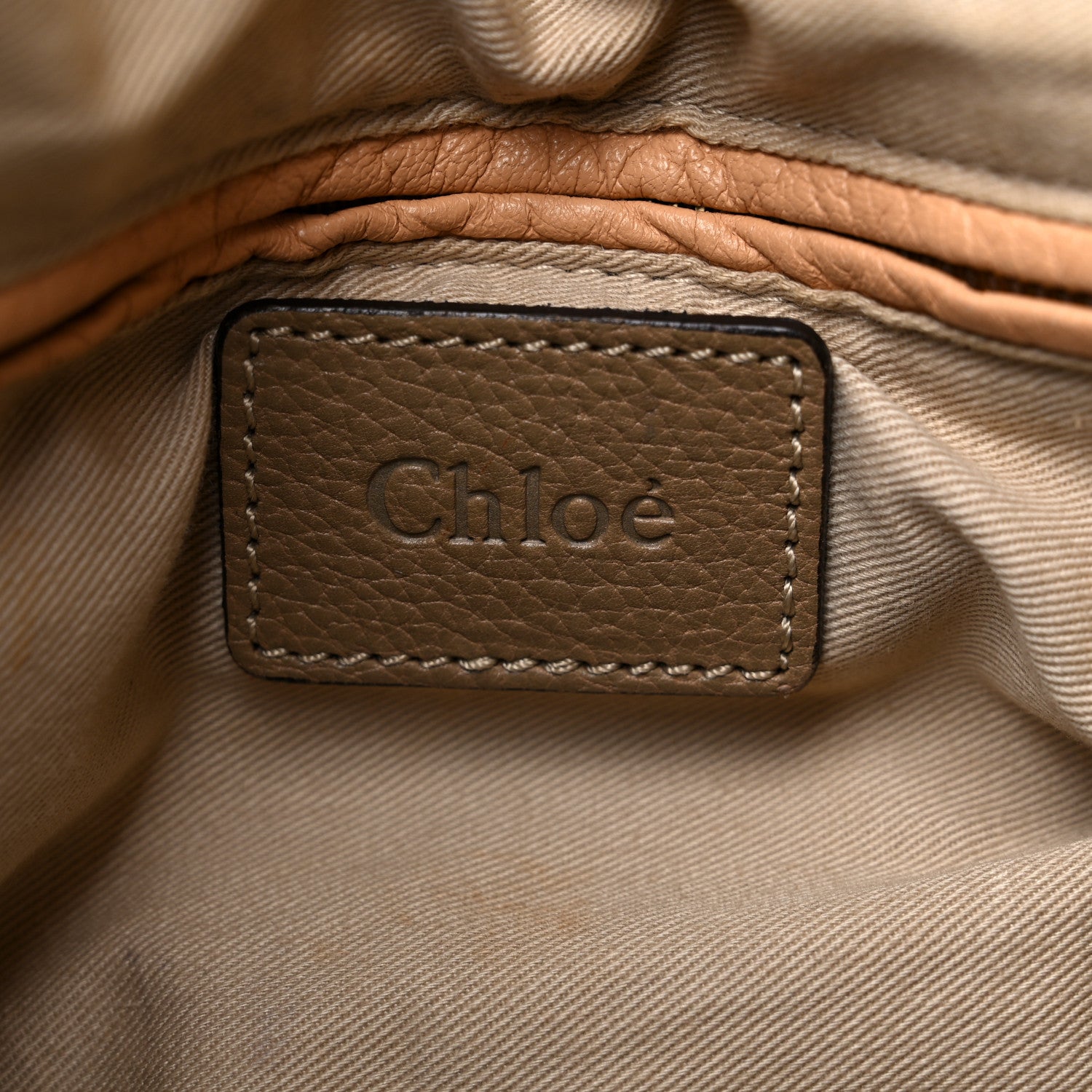 Chloe Calfskin Medium PARATY Barbour Khaki 6 of 20