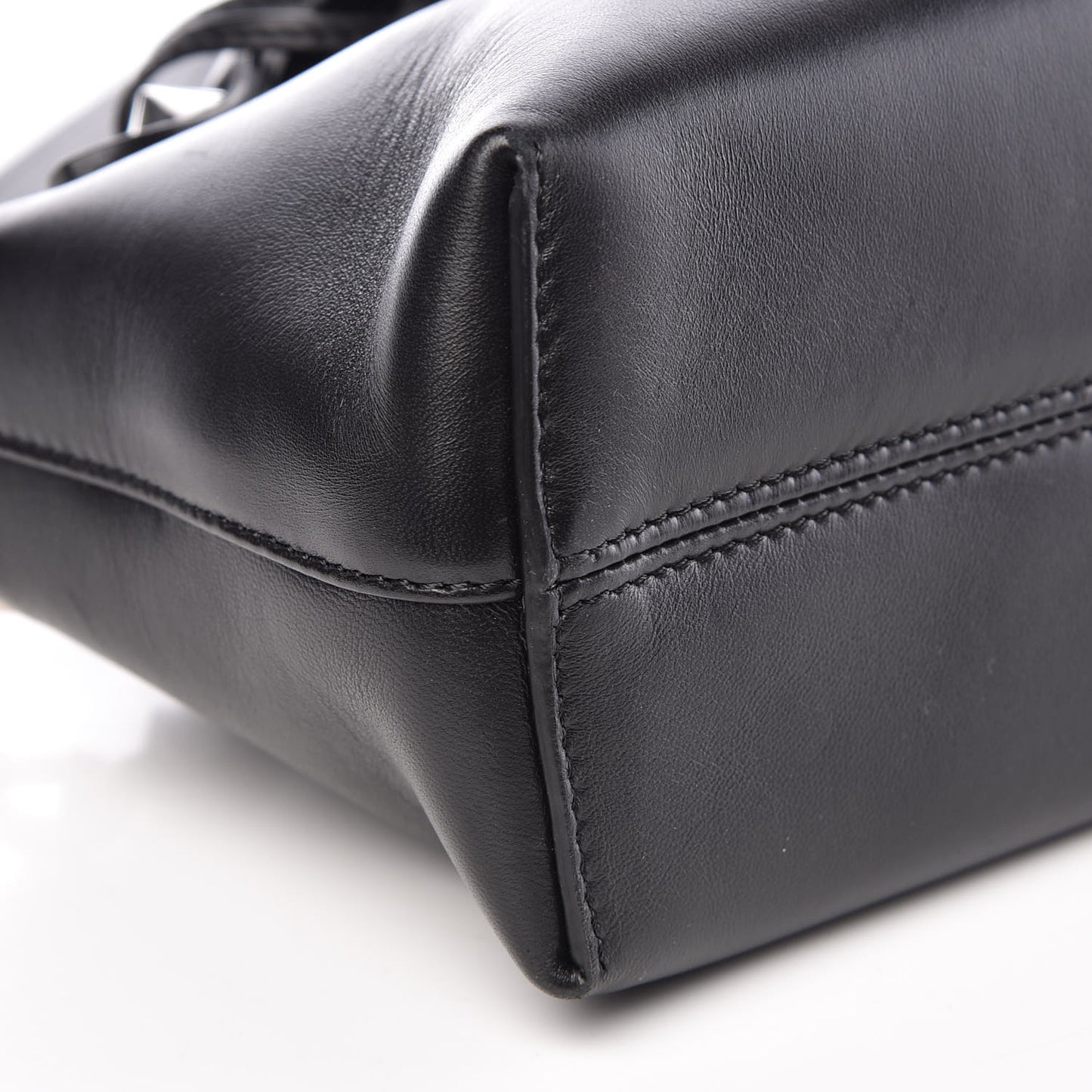 Shiny Nappa Crystal Croc Tail Mini By The Way Boston Bag Black Smoky Quartz