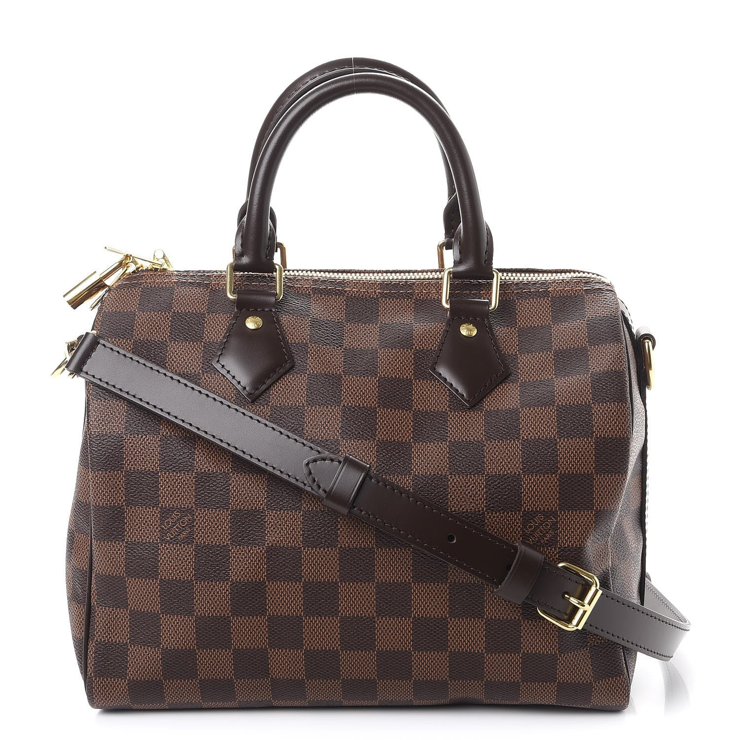 Louis Vuitton Damier Ebene Speedy Bandouliere 25 1 of 8