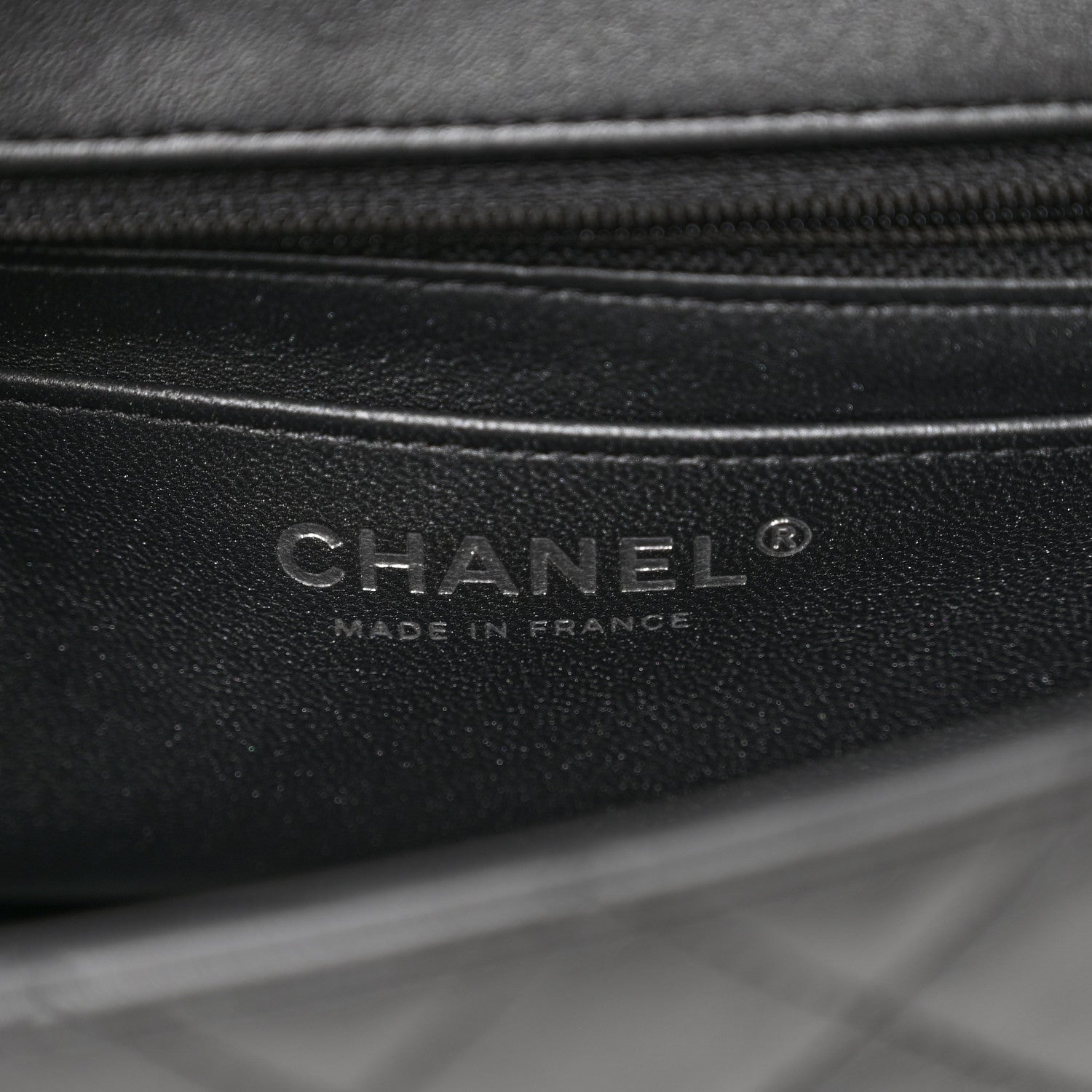 Chanel Lambskin Quilted Mini Rectangular Flap So Black 6 of 11