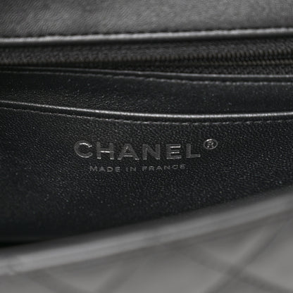 Chanel Lambskin Quilted Mini Rectangular Flap So Black 6 of 11