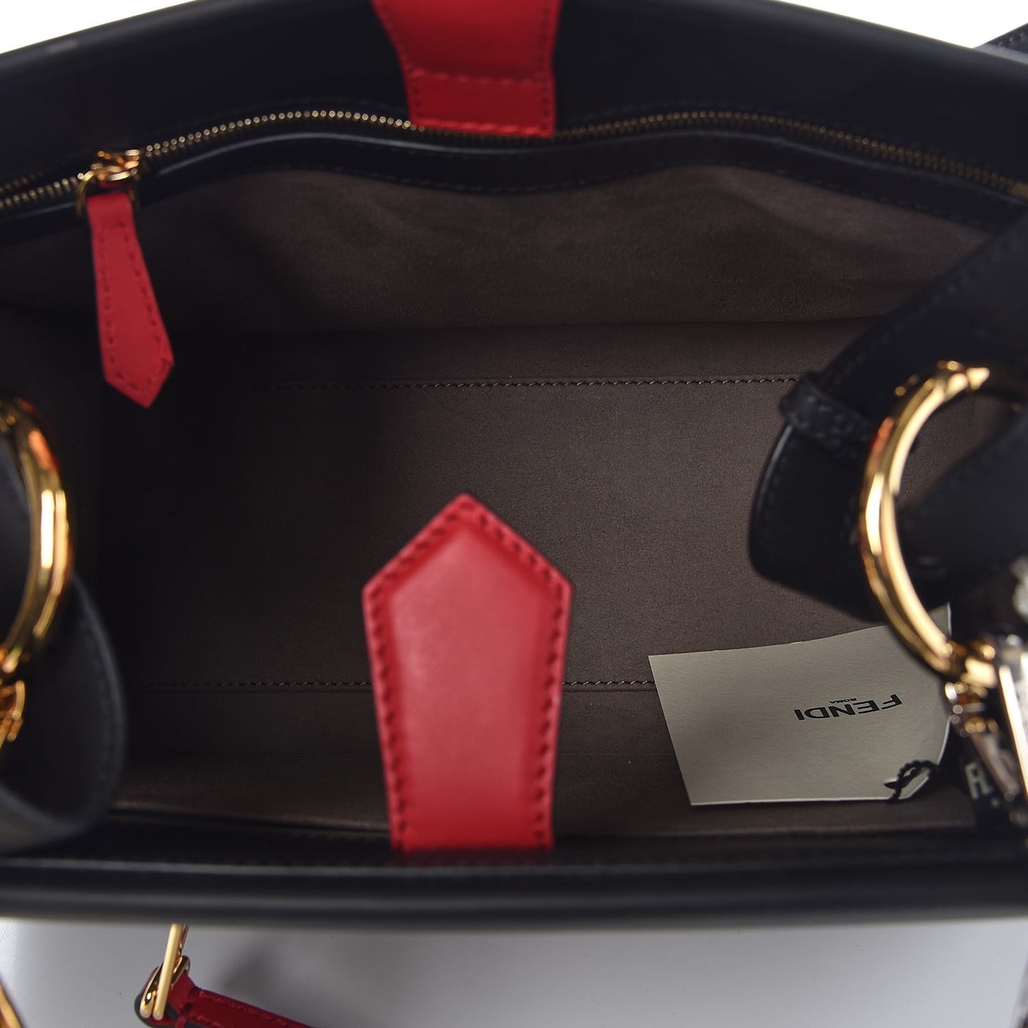 Vitello Century F is Fendi FF 1974 Embossed Small Runaway Satchel Black Maya